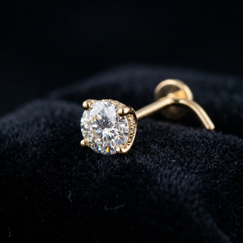 Diamond Nose Pin